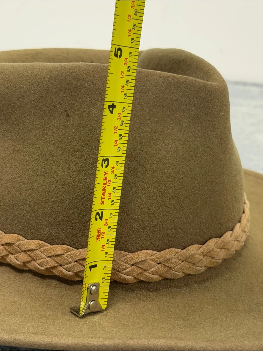 Vintage Orvis Bucket Hat Men's Small Brown 100% Wool Outdoor Fishing Fedora USA